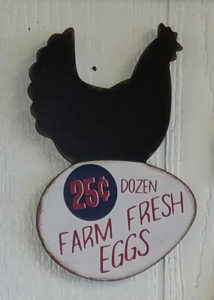Rooster & Farm Fresh Eggs Wall Decor